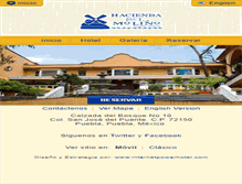 Tablet Screenshot of haciendadelmolino.com